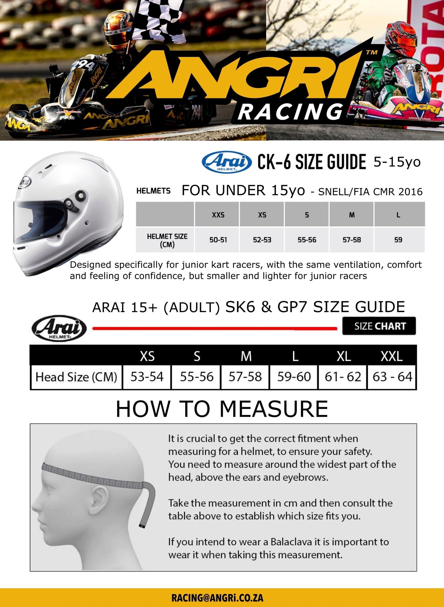 HEADTEC 'Colt' Junior Karting Helmet SNELL/FIA CMR (for Juniors U15)