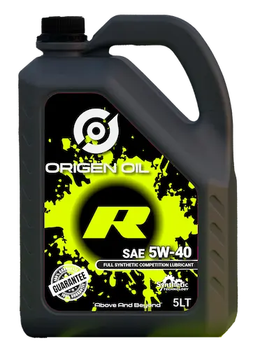 ORIGEN 'R' 5w-40 - High Performance Competition Oil (5 litre)