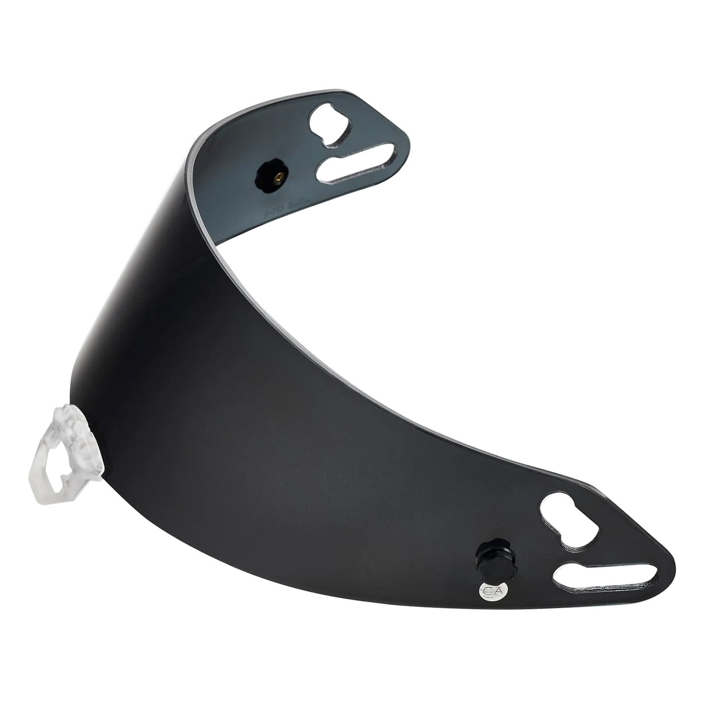 A replacement Arai GPV-R / SKV-R helmet visor lens with a dark tint