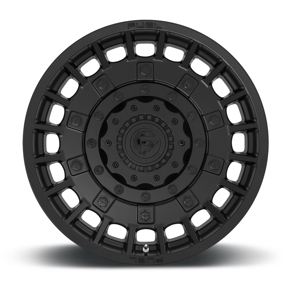 FUEL OFFROAD 'MILITIA' 20" D723 - Matte Black 20" Rims -18 10J (set of 5 Jeep 5x127/114)