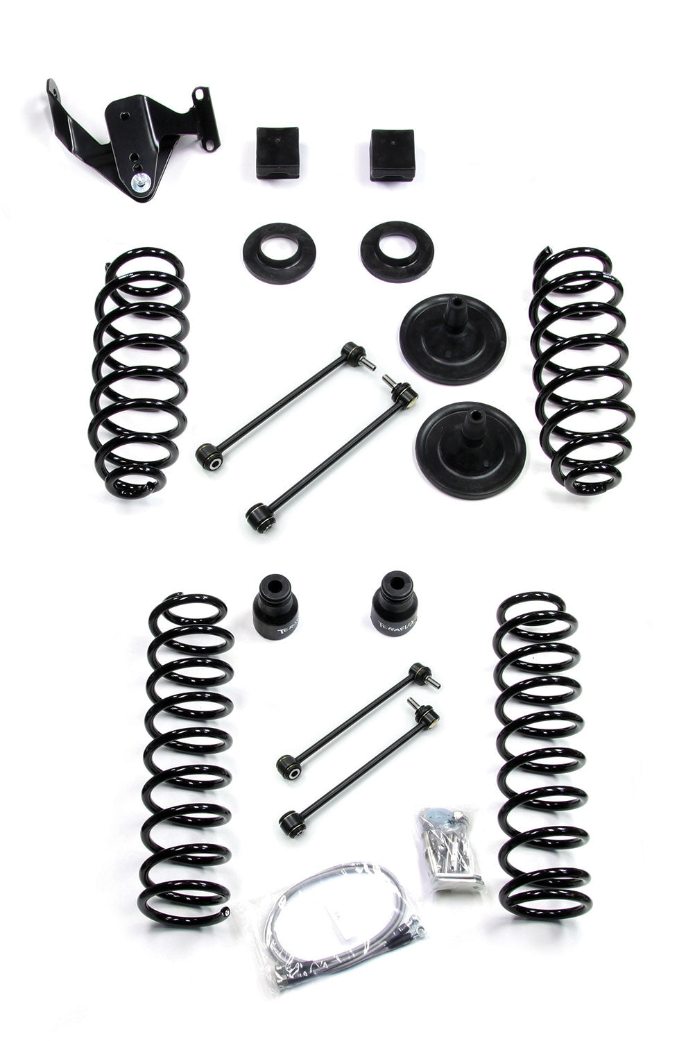 KIT ONLY: Teraflex 3" JK 2dr / JKU 4dr Wrangler Lift System Box with Teraflex 9550 Shocks