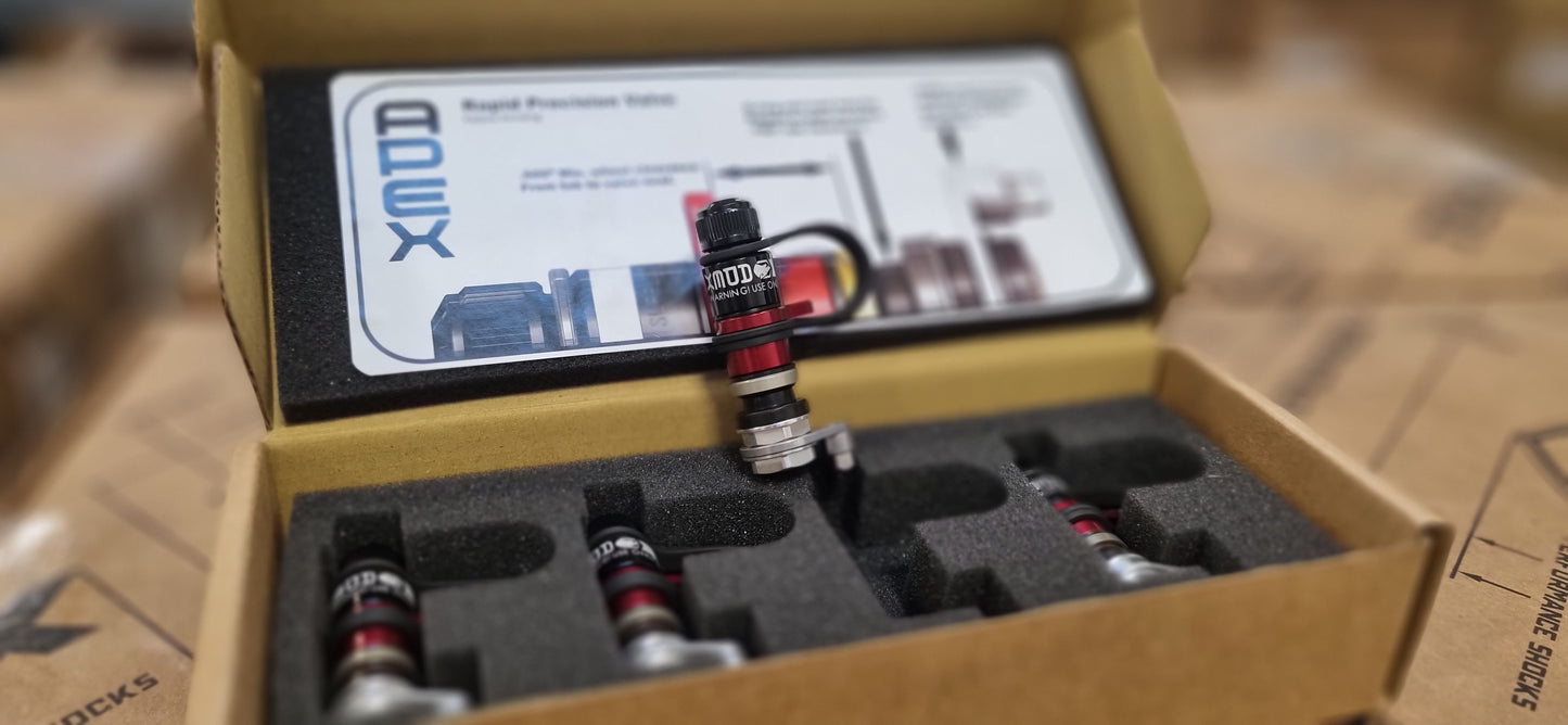 APEX RPV Rapid Tyre Deflation Valves for Jeep Wrangler JK / JKU / JL / JLU / Gladiator  (Set of 5)