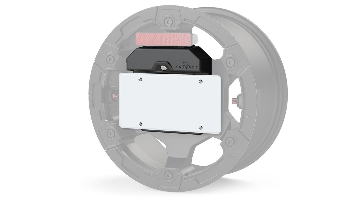 TeraFlex License Plate Relocation Kit with cam extender and harness - for Wrangler JL / JLU