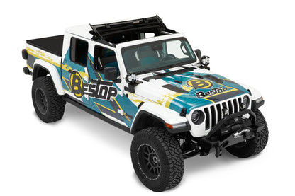 SUNRIDER Sun Roof FOR HARDTOP® - Black Twill for Jeep Wrangler JL / JLU / JT by Bestop