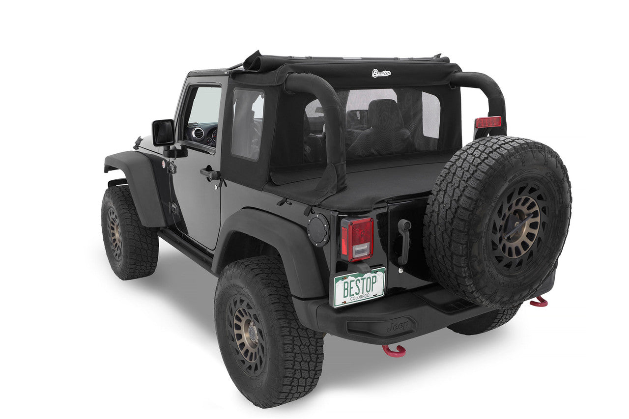 HALFTOP Soft Top with SUNRIDER (DEMO UNIT) - for Wrangler 2dr JK by Bestop