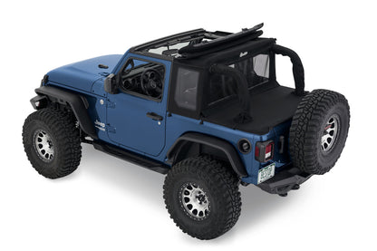 HALFTOP Soft Top with SUNRIDER - for Wrangler 4dr JLU by Bestop