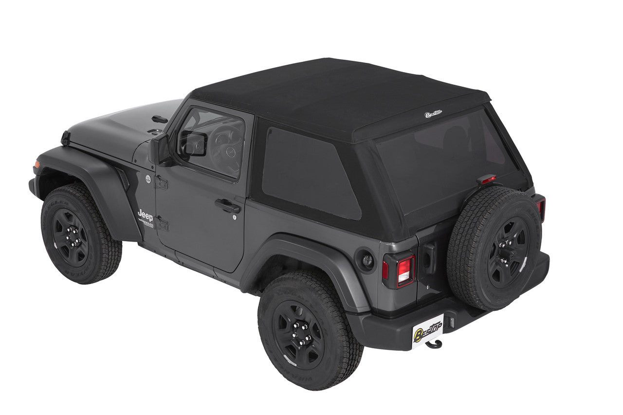 TREKTOP® SLANTBACK Soft Top - for 4dr Wrangler JLU by Bestop