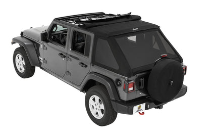 TREKTOP® SLANTBACK Soft Top - for 4dr Wrangler JLU by Bestop