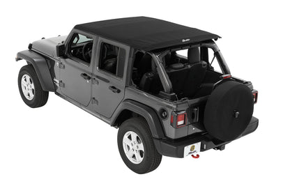 TREKTOP® SLANTBACK Soft Top - for 4dr Wrangler JLU by Bestop