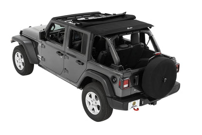 TREKTOP® SLANTBACK Soft Top - for 4dr Wrangler JLU by Bestop