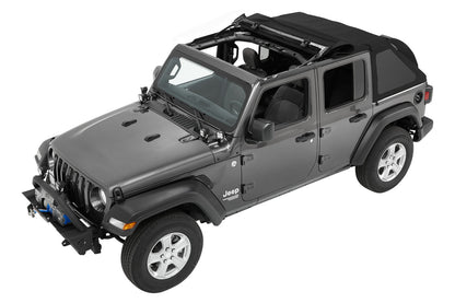 TREKTOP® SLANTBACK Soft Top - for 4dr Wrangler JLU by Bestop