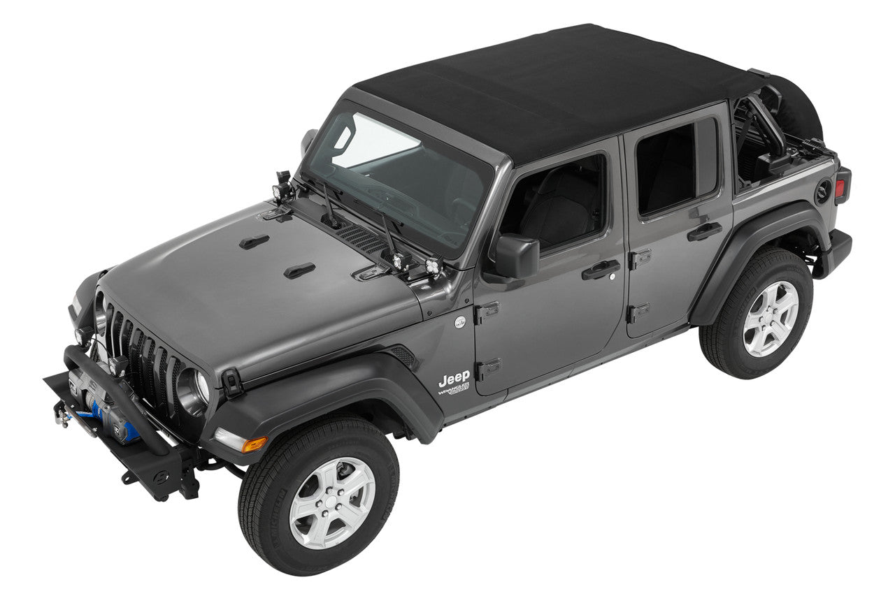 TREKTOP® SLANTBACK Soft Top - for 4dr Wrangler JLU by Bestop