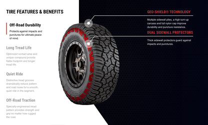 Yokohama Geolandar X-AT G016 35" All Terrain 35/12.5/R17 (for 17" Rim) (set of 5)