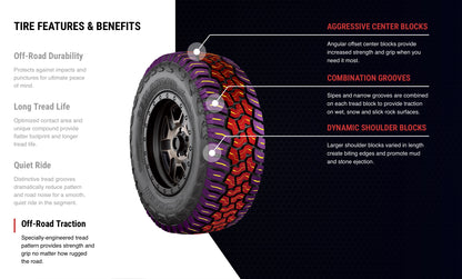 Yokohama Geolandar X-AT G016 35" All Terrain 35/12.5/R17 (for 17" Rim) (set of 5)