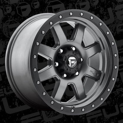 FUEL OFFROAD 'TROPHY' D552 18" rims for HILUX / RANGER 6/139.7 - Anthracite with Black Lip +1 (set of 4)