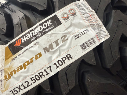 5 x Hankook Dynapro RT05 MT2 35" Mud Tyres 35/12.5/R17 (17" Rim) - SET OF 5