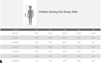 OMP KS-3 Kart Suit BLACK - KIDS (Sizes 120-160)
