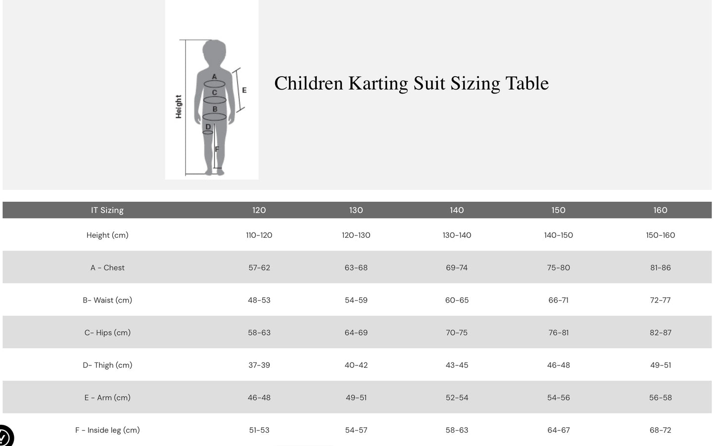 OMP KS-3 Kart Suit BLACK/FLURO ORANGE- KIDS (Sizes 120-160)