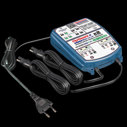 OPTIMATE 2 Duo - x2 DUAL Bank (Lithium / Standard) Car / Kart Battery Charger TM570