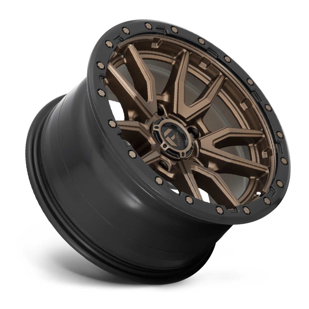 FUEL OFFROAD 'REBEL' D681 18" rims 6/139.7 9J +20 Bronze with Black Lip (for HILUX / RANGER / LC set of 4)