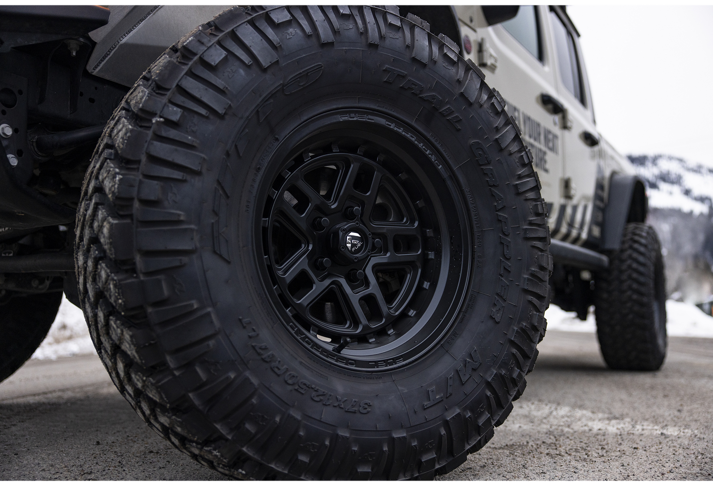 FUEL OFFROAD 'NITRO' D667 17" Rims for Hilux / Ranger / LC - Satin Black (1790 6/139.7 +1) set of 4