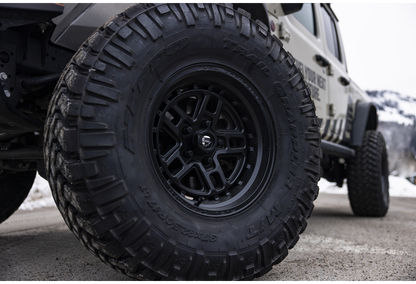 FUEL OFFROAD 'NITRO' D667 17" Rims for Hilux / Ranger / LC - Satin Black (1790 6/139.7 +1) set of 4