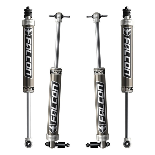 Falcon SP2 2.1 Mode-Adjust Monotube Shocks (3" - 3.5” Lift) - All 4 for Wrangler JK / JKU 2dr / 4dr