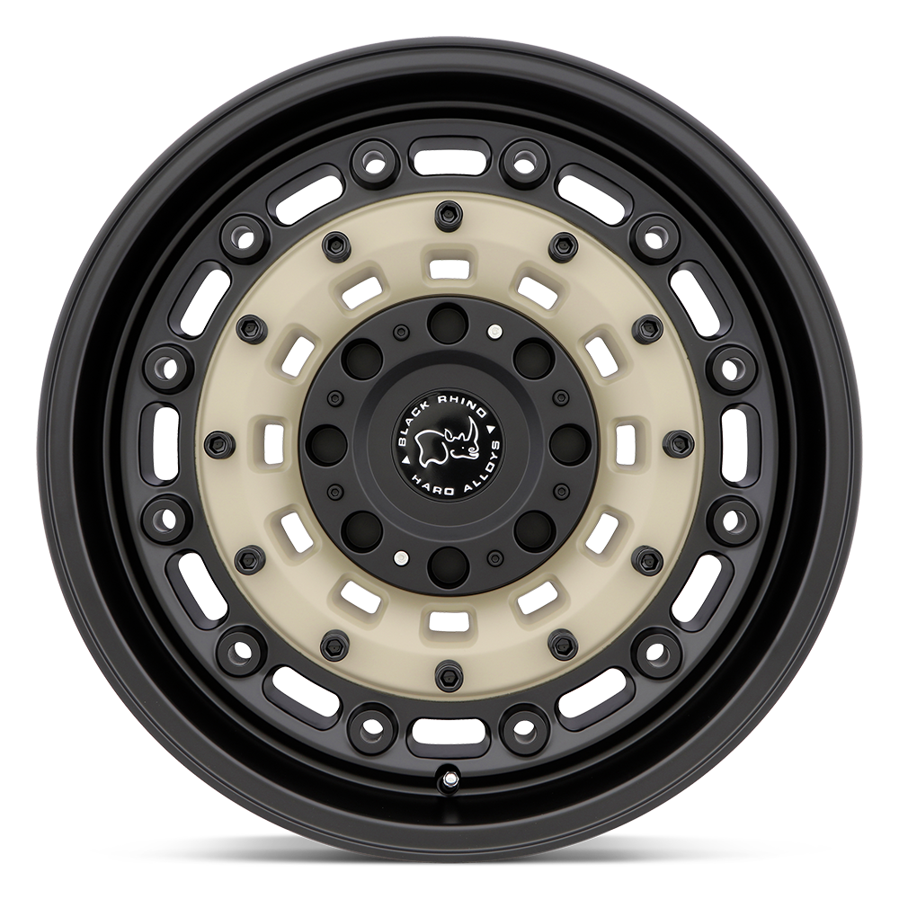 BLACK RHINO 'ARSENAL' 17" - Sand on Black (set of 5 Jeep 5x127) -18 9.5J