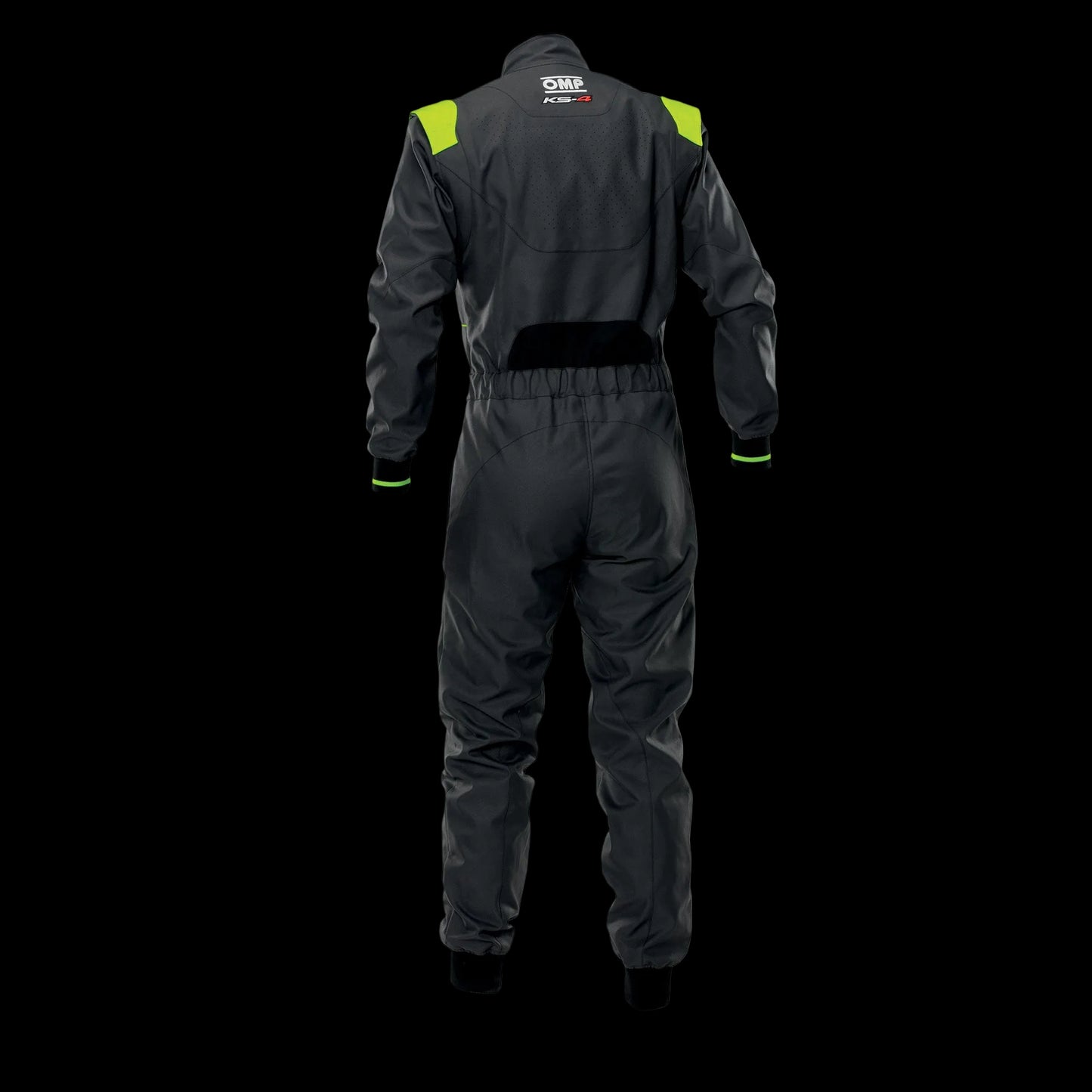 OMP KS-4 Kart Suit 2026 ANTHRACITE/ FLURO YELLOW - KIDS (Sizes 120-160)