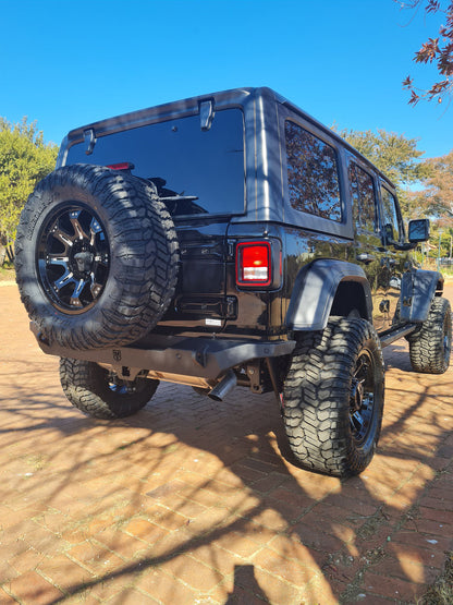 RockRage OUTLAW Stubby Rear Bumper for Wrangler JL / JLU