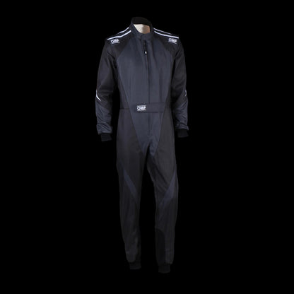 OMP KS-3X Kart Suit BLACK / ANTHRACITE - KIDS (Sizes 120-160)