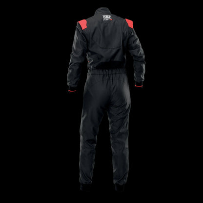 OMP KS-4 Kart Suit 2026 BLACK/ RED - Youth to Adult (Sizes S-XXL)