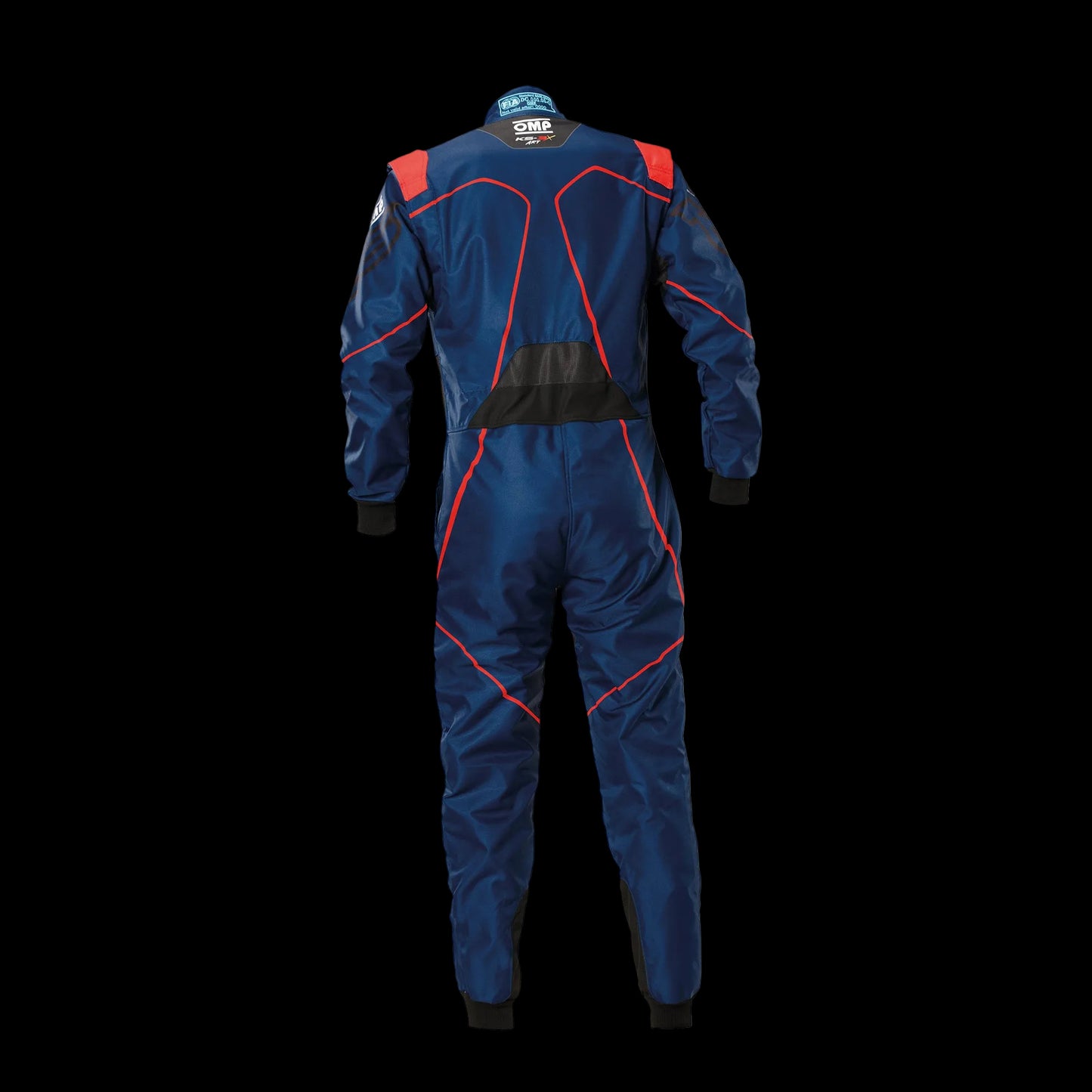 OMP KS-3X 'ART2' Kart Suit BLUE / RED - Youth to Adult (Sizes 42-62)