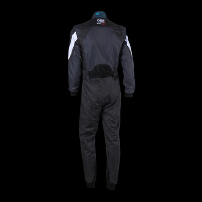 OMP KS-3X Kart Suit BLACK / ANTHRACITE - KIDS (Sizes 120-160)