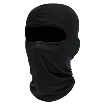 Black balaclava on a white background