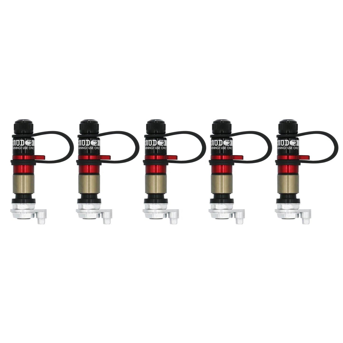 APEX RPV Rapid Tyre Deflation Valves for Jeep Wrangler JK / JKU / JL / JLU / Gladiator  (Set of 5)