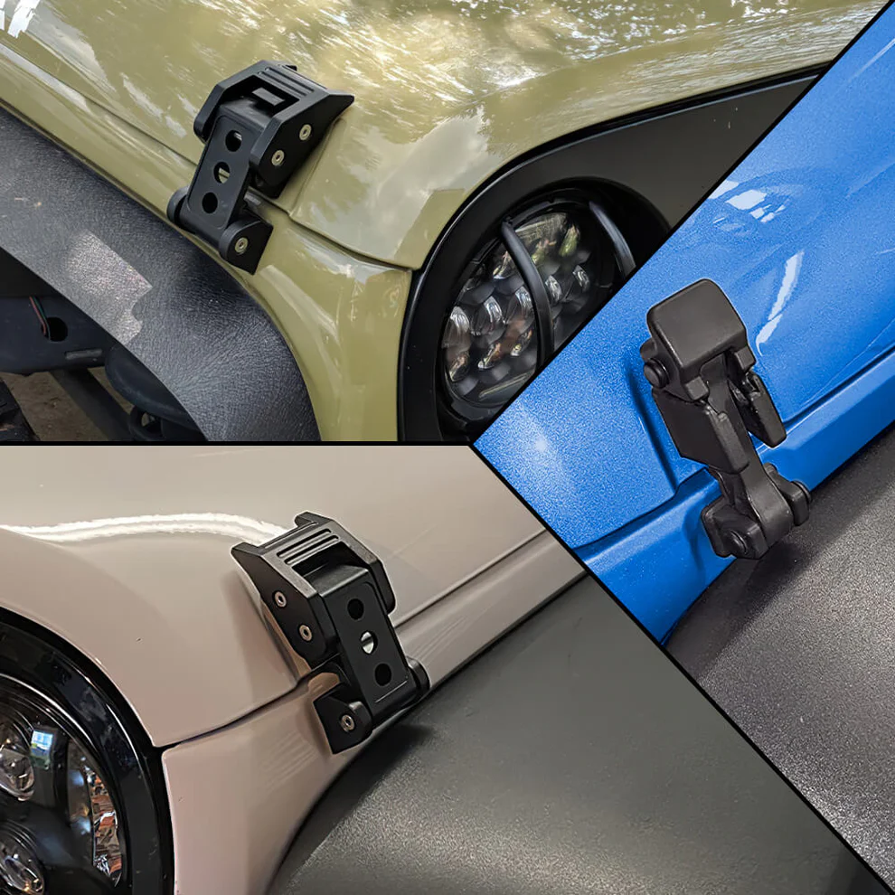Bonnet Catch / Latch - 'Military Drill' for Wrangler JK JKU