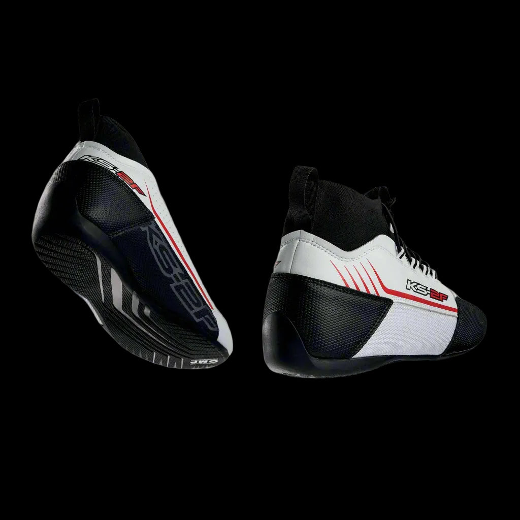 OMP KS-2F Kart Boots (White)