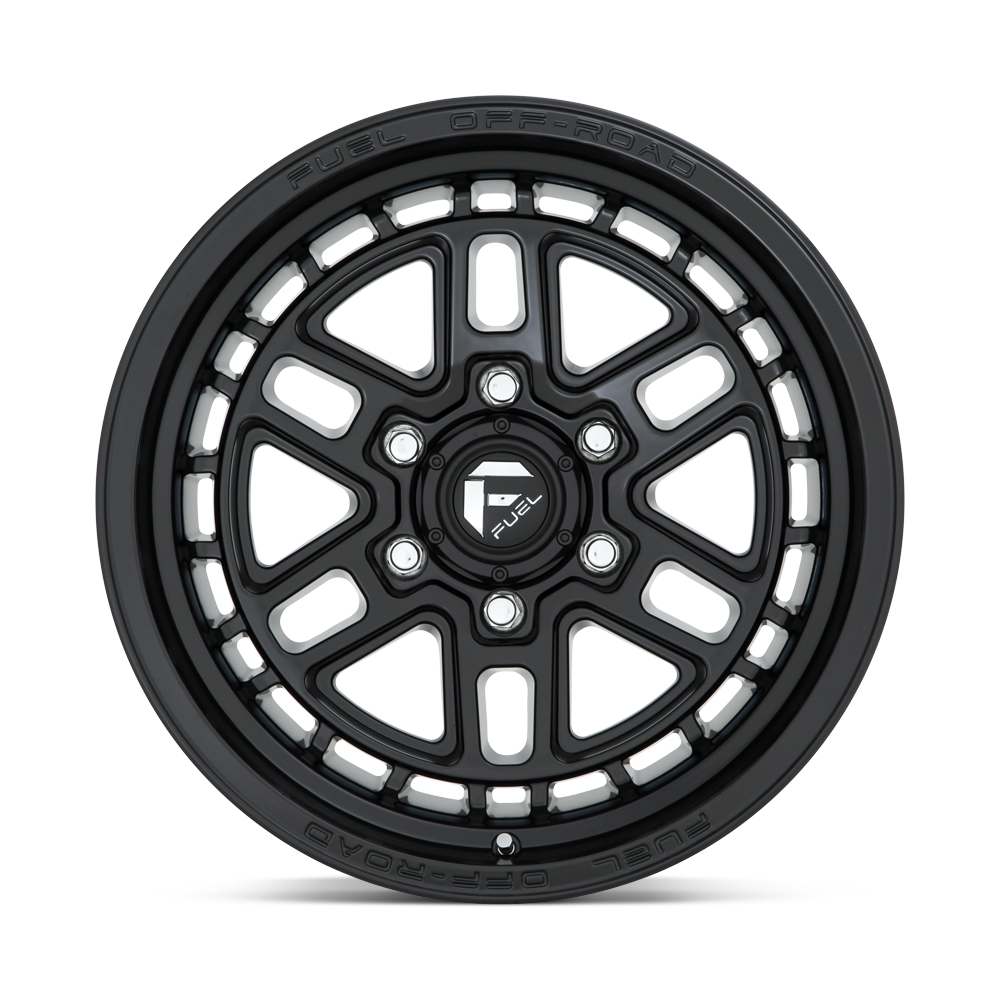 FUEL OFFROAD 'NITRO' D667 17" Rims for Hilux / Ranger / LC - Satin Black (1790 6/139.7 +1) set of 4