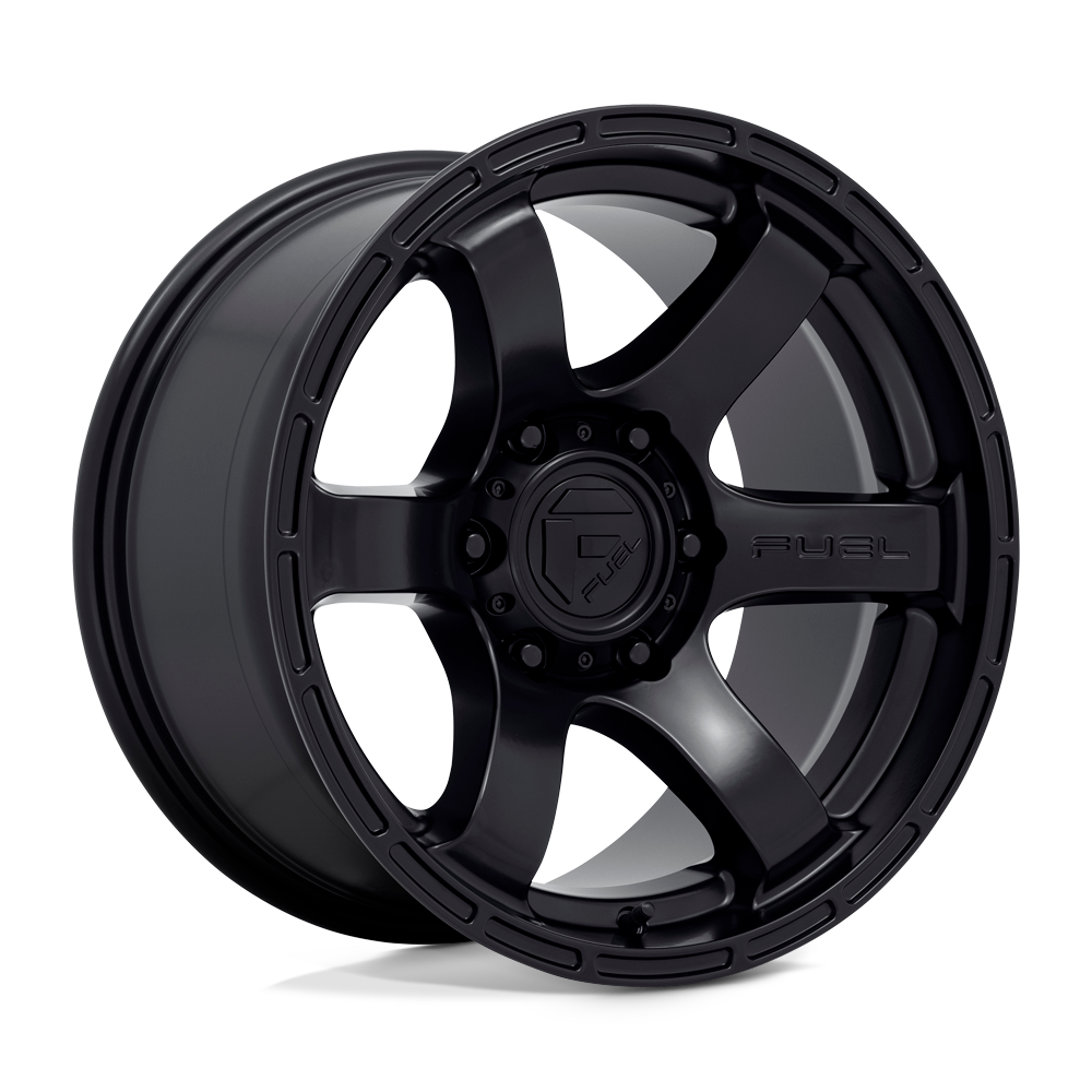 FUEL OFFROAD 'RUSH' D766 17" Rims for Hilux / Ranger / LC - Satin Black (1790 6/139.7 +1) set of 4