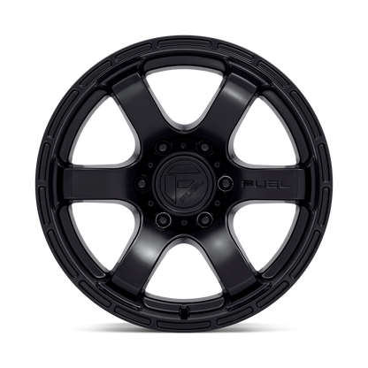 FUEL OFFROAD 'RUSH' D766 17" Rims for Hilux / Ranger / LC - Satin Black (1790 6/139.7 +1) set of 4
