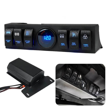 6-WAY Switch Control System for Jeep Wrangler 07-18 (100Amp max)