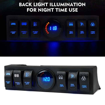 6-WAY Switch Control System for Jeep Wrangler 07-18 (100Amp max)