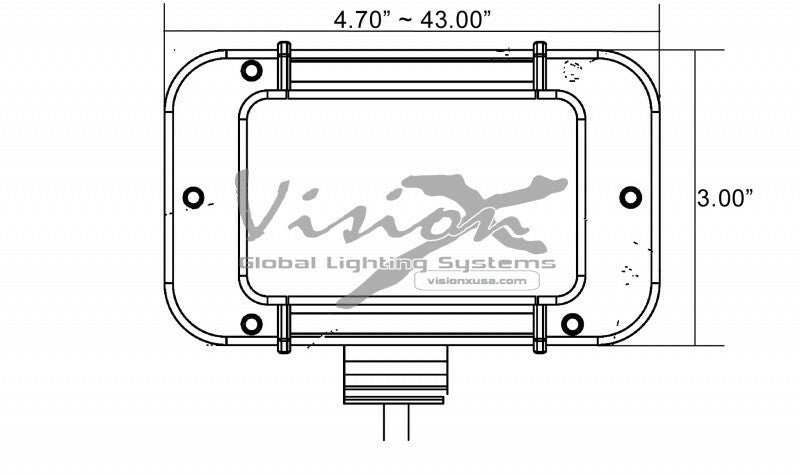 Vision-X XMITTER 5" Double Stack Prime LED Light Bar 40° 6x5w (30w) XIL-PX640 (each)