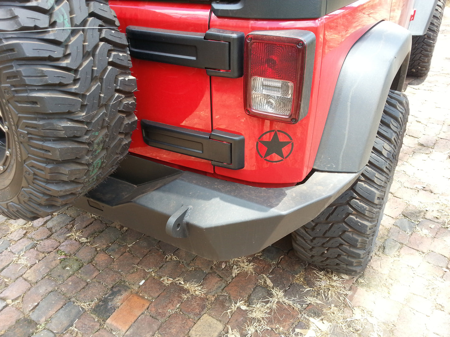 RockRage EXPLORER Full Rear Bumper for Wrangler JK / JKU
