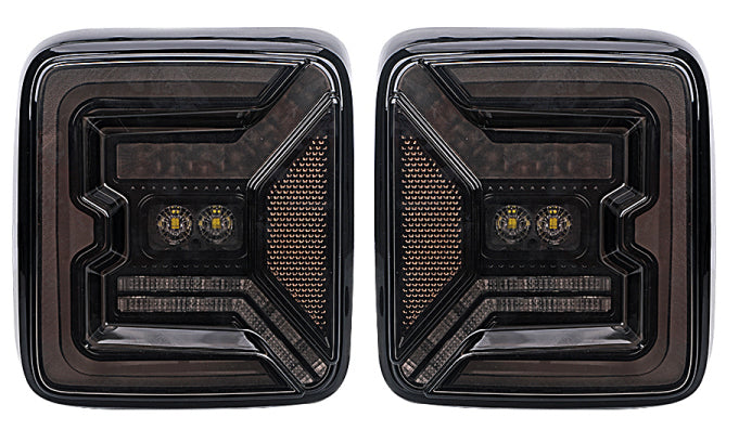 TAIL LIGHTS - 'NIGHT BAT' LED replacement for Wrangler JL / JLU 2018+ (pair)