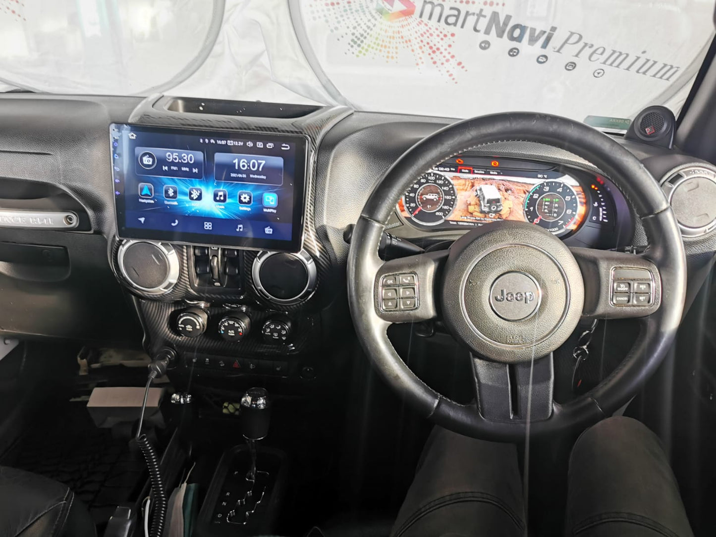 CAROBOTOR J Pro - Digital Dashboard for Jeep Wrangler JK JKU (2007-2020)