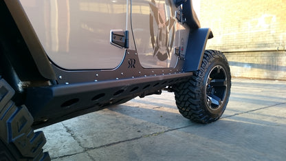 RockRage ULTIMA ROCK SLIDERS for Wrangler JKU - 4DR