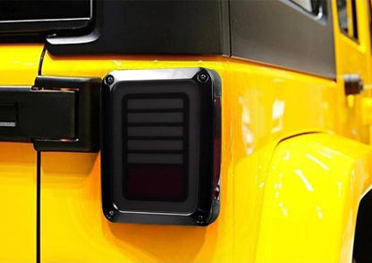 TAIL LIGHTS - DARK STRIPE LED replacement for Wrangler JK JKU (pair)