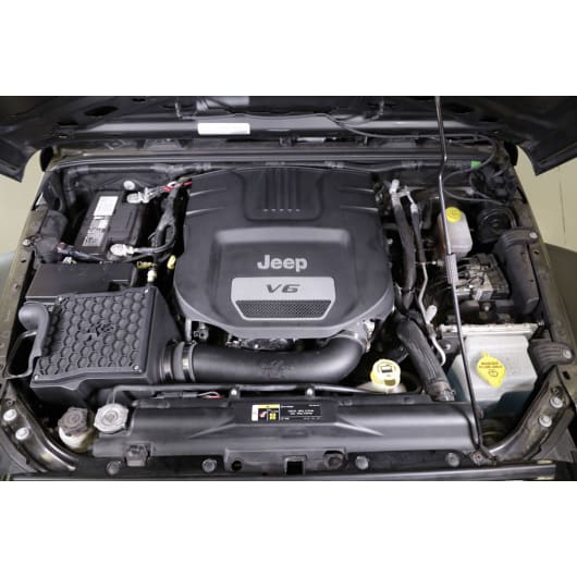 K&N PERFORMANCE COLD AIR INTAKE / INDUCTION SYSTEM for JEEP Wrangler JK 2012+ 3.6L (63-1581)